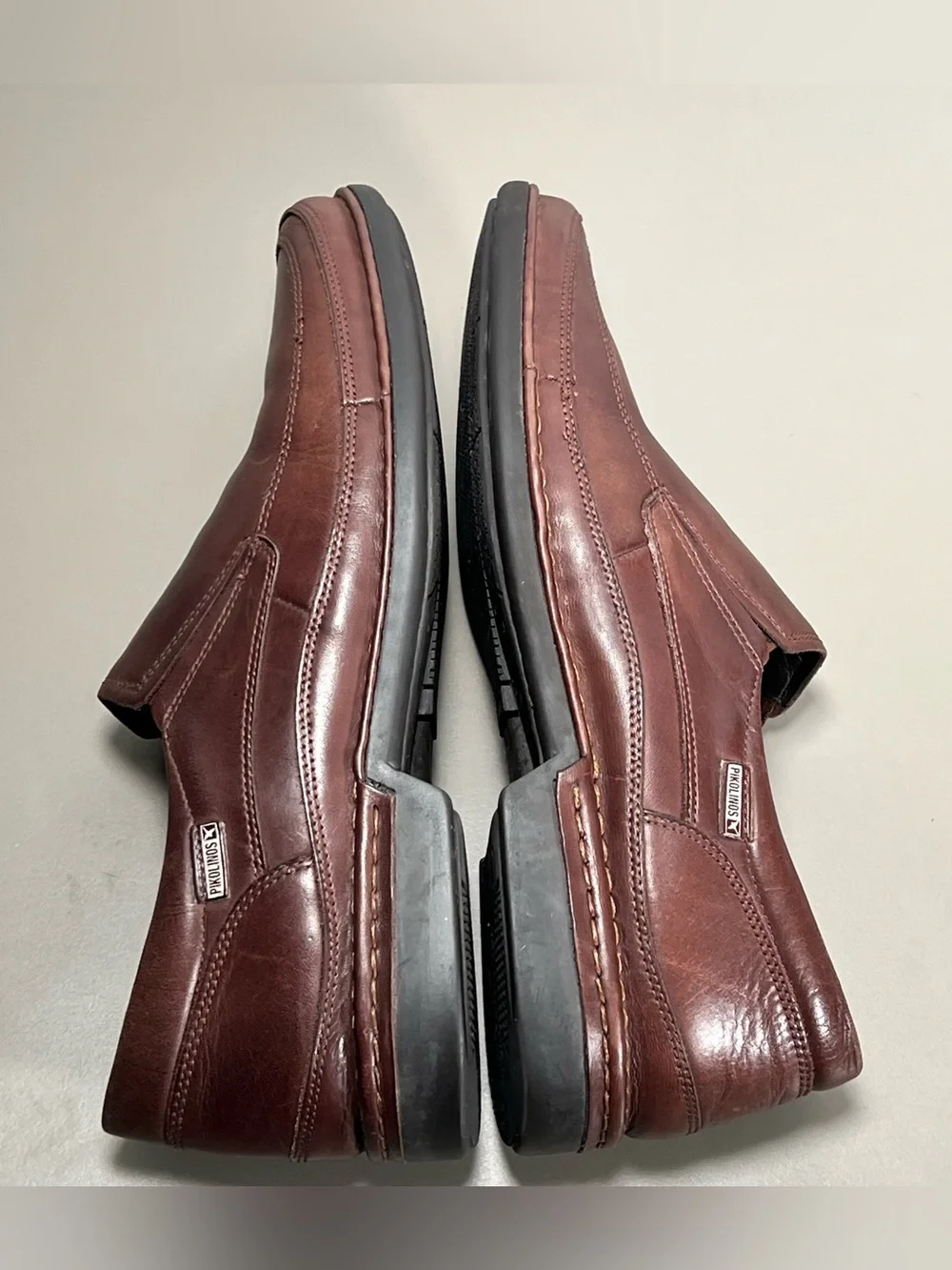 Pikolinos Azores Brown Leather Loafer Slip On 06H-3127 Leather Brown Size 12